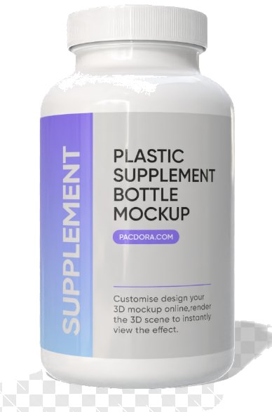 Supplement product mockup